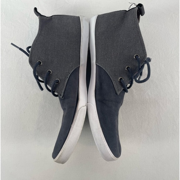 Ben Sherman Bristol Chukka High‎ Top Canvas Sneaker in Navy Size 11 - Picture 6 of 7